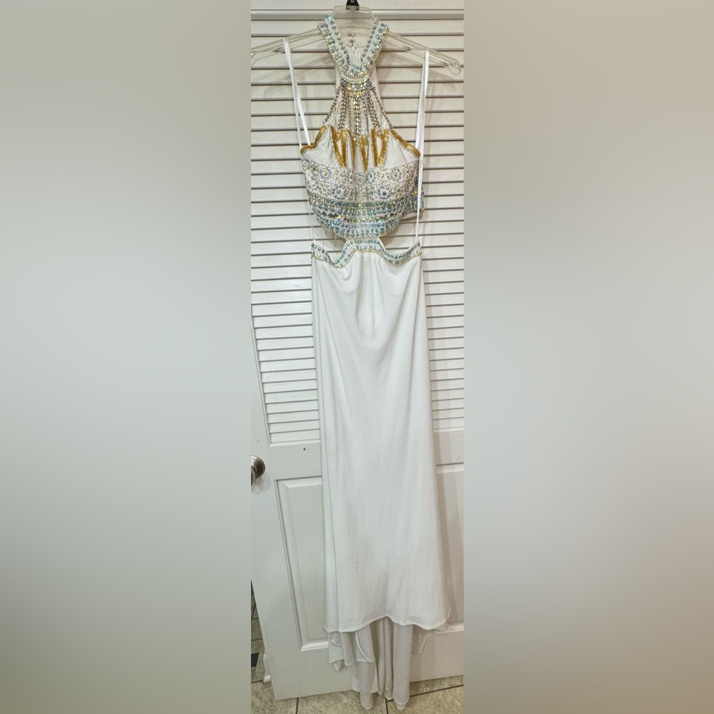 Dave and Johnny beaded prom dress size 2